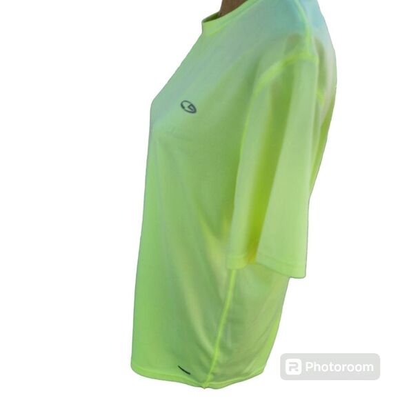 C9 by Champion T Shirt Mens SZ M Hazard Green Dri Fit Work Outdoor Gorpcore Safe - Picture 2 of 5